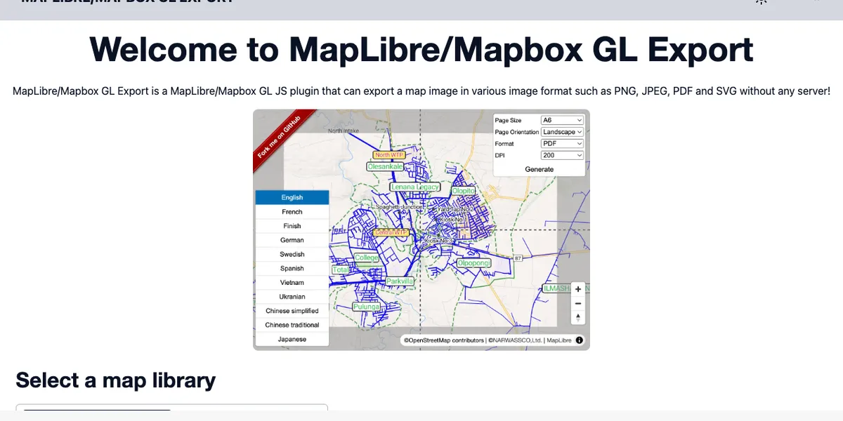 maplibre-gl-export